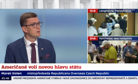 Marek Koten Analysed the U.S. Presidential Election During the Election Night on ČT24