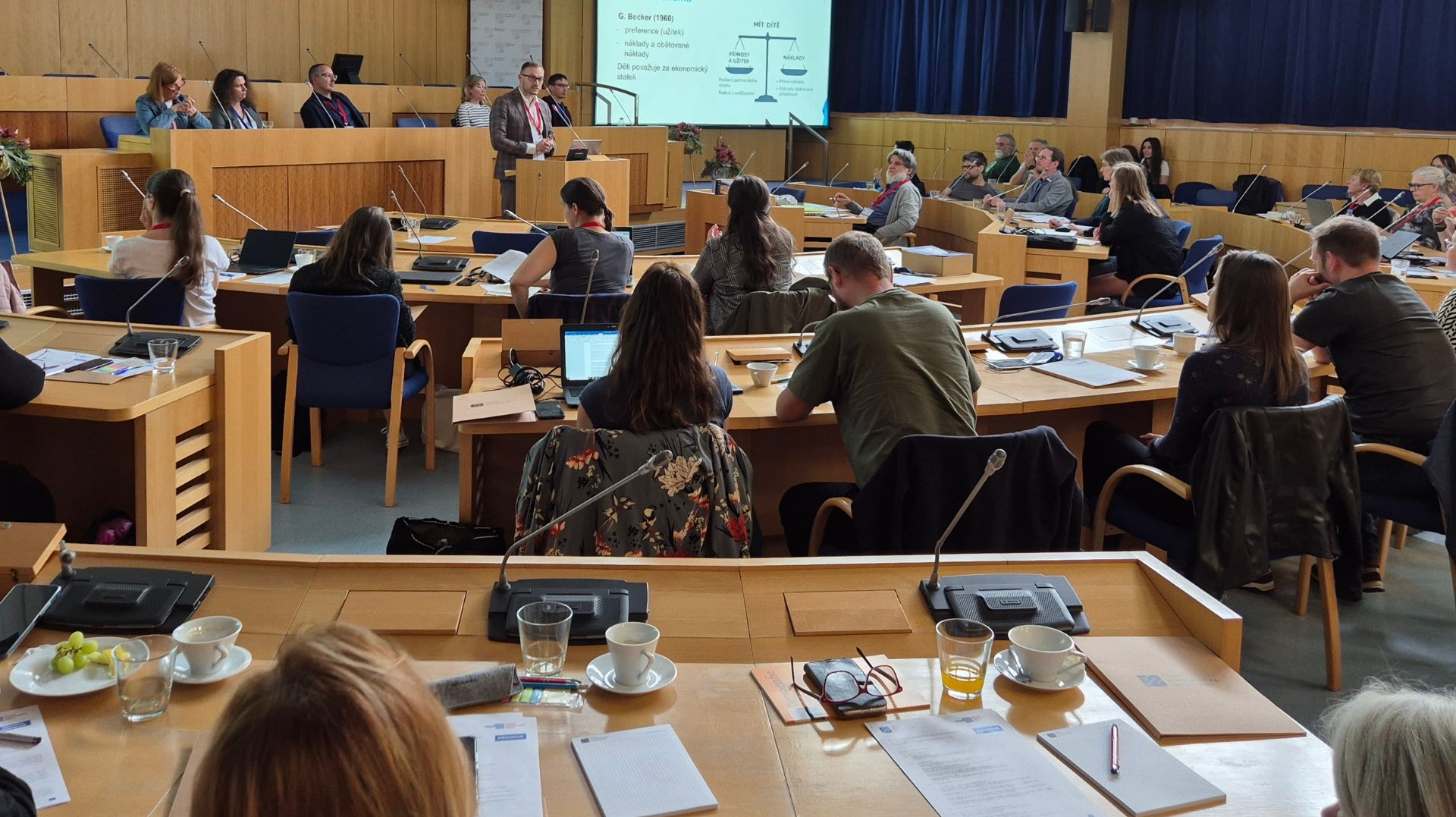 Jiří Rotschedl vystoupil na konferenci České demografické společnosti